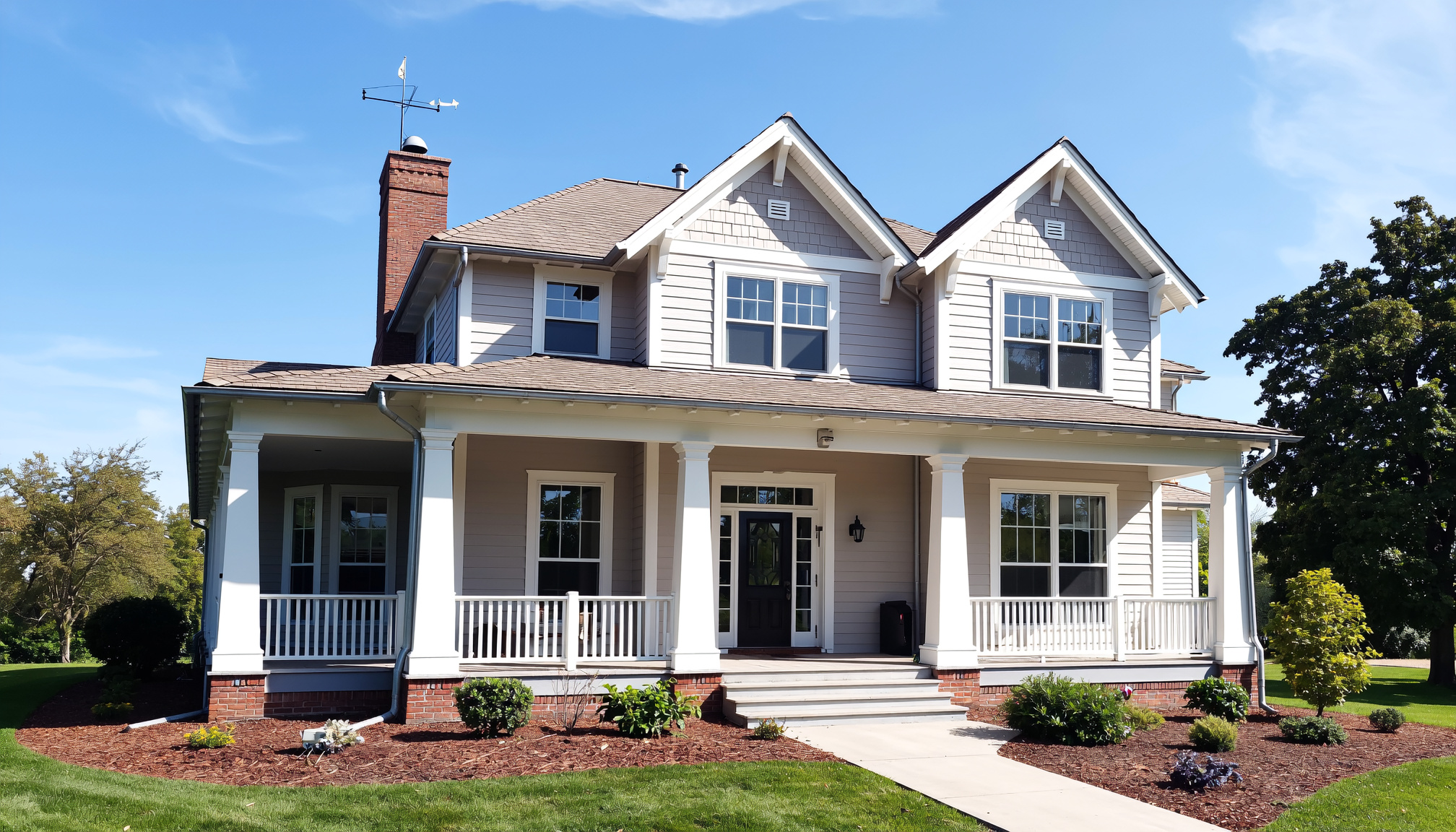 Washington, DC home seamless gutters